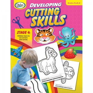 Didax Developing Cutting Skills Book, PreK-K