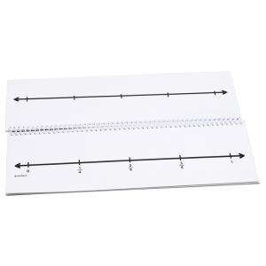 Fraction Number Line Flip Book