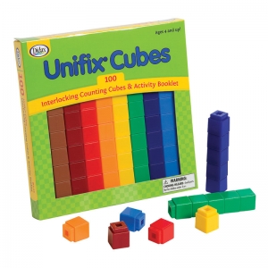 Unifix Cubes 100 Asst Colors 