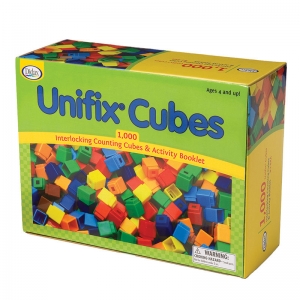 Unifix Cubes 1000 Asstd Colors 