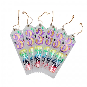 3rd Place Award Ribbon, 2" x 8", Pack of 6