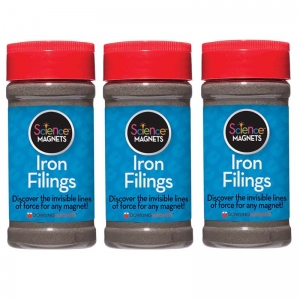 Iron Filings, 12 oz. Per Jar, 3 Jar