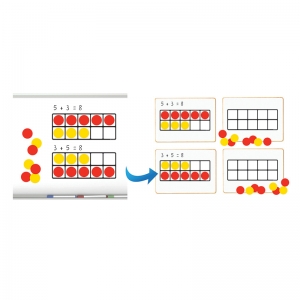 Ten Frames Magnet Math Set