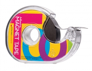 Magnet Tape in Dispenser, 3/4" x 25', Pack of 3