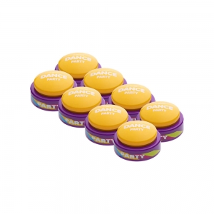 Dance Party Button, Volume 2, Pack of 8