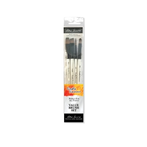 Simply Simmons Work Horse Brush Set, 4 Pieces