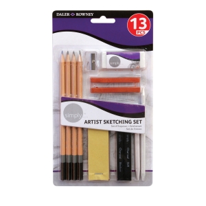 Simply... Sketching Pencils Set, 13 Pieces