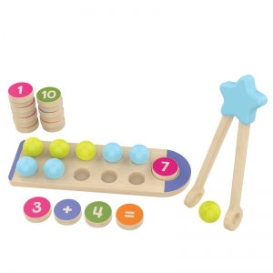 Count & Match Numbers 1-10 Wooden Set