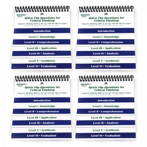 Questions for Critical Thinking Quick Flip Resource, Pack of 4