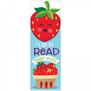 Strawberry Scented Bookmarks, Pack of 24