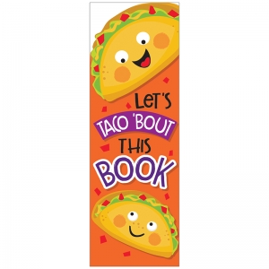 Taco Scented Bookmarks, Pack of 24