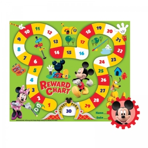 Mickey Mouse Clubhouse Mickey Park Mini Reward Charts with Stickers, 36 Charts