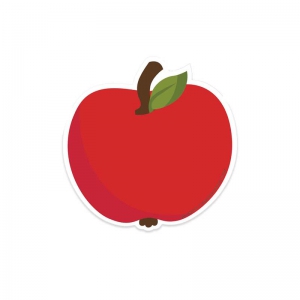 A Teachable Town Apples Paper Cut-Outs, Pack of 36