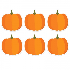 A Teachable Town Pumpkins Paper Cut-Outs, 36 Per Pack, 6 Packs