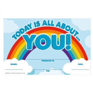 Today Is All About You Recognition Award, Pack of 36
