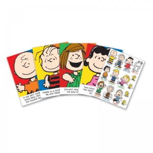 Peanuts Characters And Motivational Phrases Bb Set
