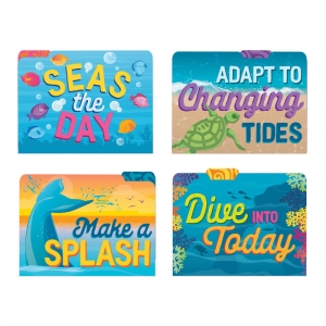 Seas the Day File Folders, Pack of 4