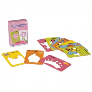 PRETTY AS A PICTURE STENCIL CARDS   