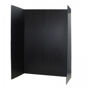 36x48 Corrugated Projbrd Blck 10pk Plastic