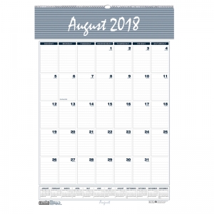 Bar Harbor Academic Wall Calendar, 31.25"L x 22"W
