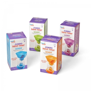 Jumbo 1, 2, 5, and 10 Minute Sand Timer Set