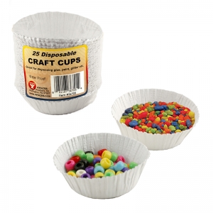 Disposable Craft Cups, Pack of 25