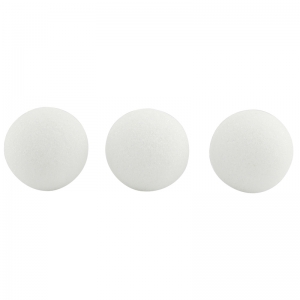 Craft Foam Balls, 3 Inch, White, Pack of 12