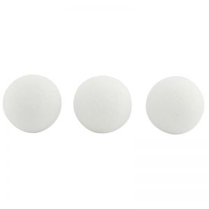 (2 Pk) Craft Foam Balls 3 Inch 12 Per Pack