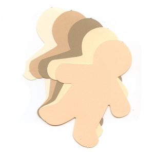 Culturally Diverse Family People Cut-Outs, 5" Wee Kid, 24 Per Pack, 6 Packs