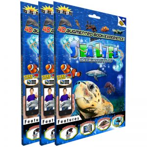 Sea Life Interactive Smart Book, Pack of 3