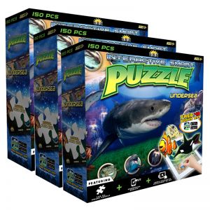 Undersea Interactive Smart Puzzle, Pack of 3