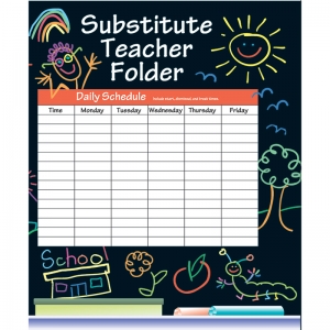 (12 EA) SUBSTITUTE FOLDER ELEM KID-DRAWN 9X11 W/ POCKET
