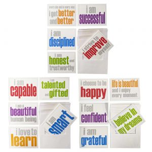 Note Cards with Envelope, Personal Growth Set, 2 Each of 15 Titles, Set of 30