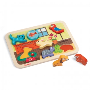 Janod Pets Chunky Puzzle