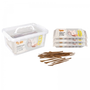 Paper Clay Schoolpack 3 Bars & 20 Spatulas