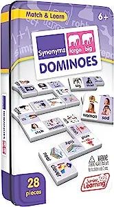 Synonyms Match & Learn Dominoes, Pack of 2