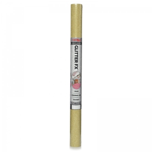 Glitter FX Gold Adhesive Liner, 18" x 6'