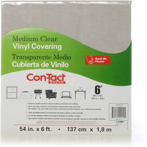Clear Vinyl Covering, Multipurpose, 54" x 9'