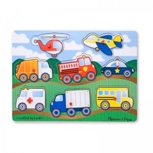 Vehicles Peg Puzzle