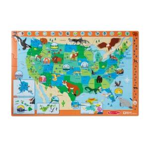 Natl Parks Floor Puzzl Usa Park Map 