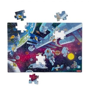 Outer Space Glow Dark Floor Puzzle 