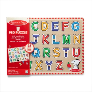 See-Inside Alphabet Peg Puzzle - 26 Pieces