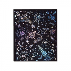 Scratch Art Scratch & Sparkle Glitter Board, 30 Sheets