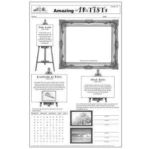 (2 PK) AMAZING ARTISTS POSTER  PAPERS