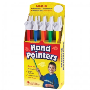 Hand Pointers in POP Display, 15", Set of 10