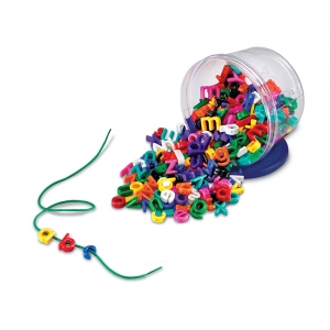 Plastic Lacing Lowercase Alphabet, 260 Pieces