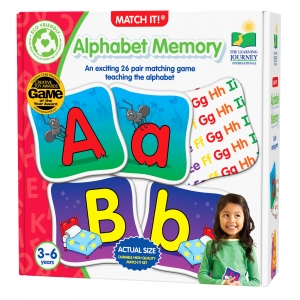 ALPHABET MEMORY MATCH IT GAME
