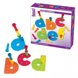 Tall-Stackers Pegs a to z Pegboard Set, Lowercase