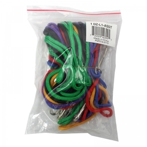 Lanyards, Assorted Colors, Pack of 12
