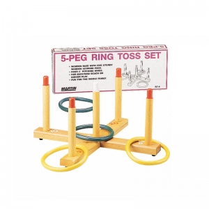 5-Peg Ring Toss Set